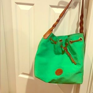 Dooney & Bourke canvas and leather tote